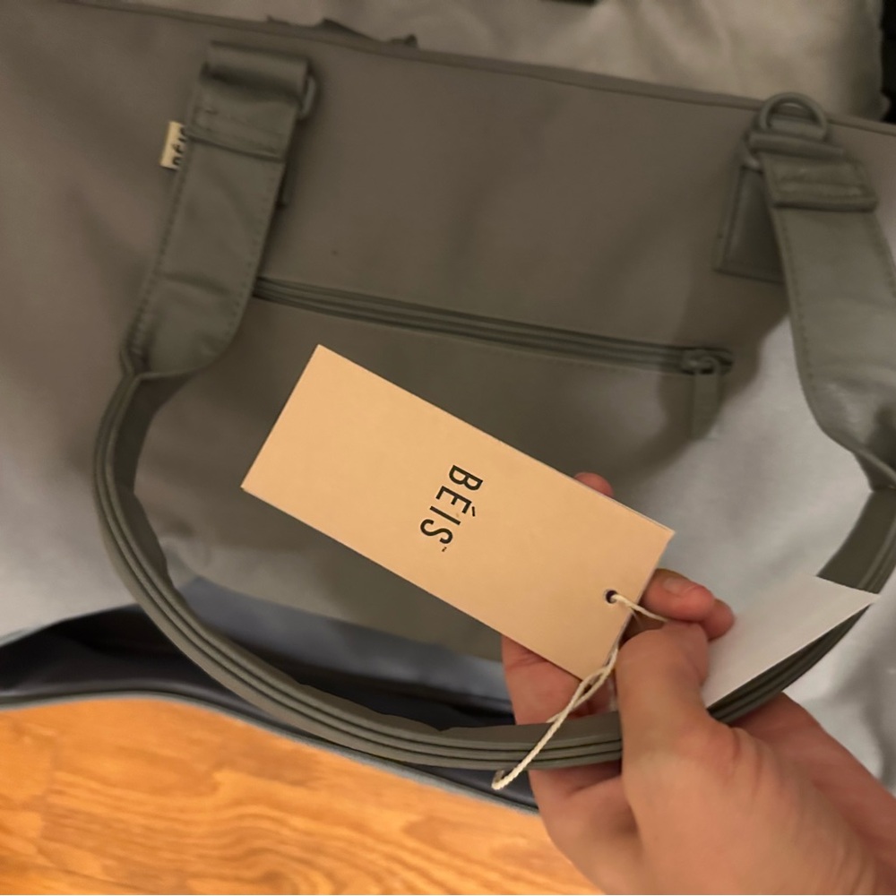 Gray Beis carry on Bag - Picture 2 of 3